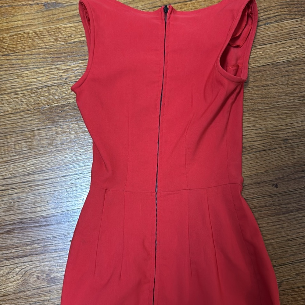 Bettie Page by Tatyana Red Fitted Pencil Dress - Picture 7 of 8